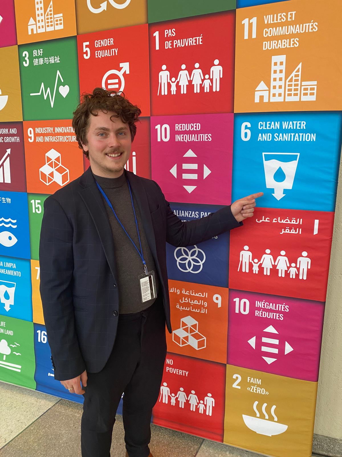 Représentant de la JPE devant les Objectifs de Développement Durable de l'ONU